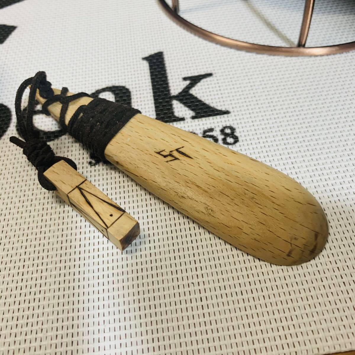 究kuksa ククサカップとスプーン　北欧風 天然白樺木製 キャンプ用　アントドア　深い味わいを楽しめるククサ_画像6