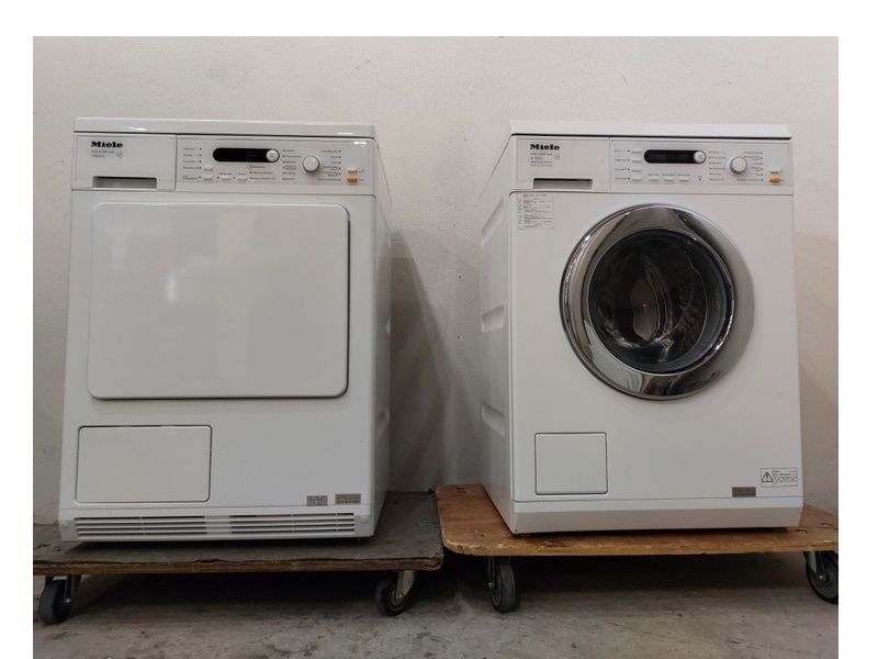 ◇良品/Miele/ドラム式洗濯機/衣類乾燥機/W5820/T8822C/洗濯7kg/乾燥7 
