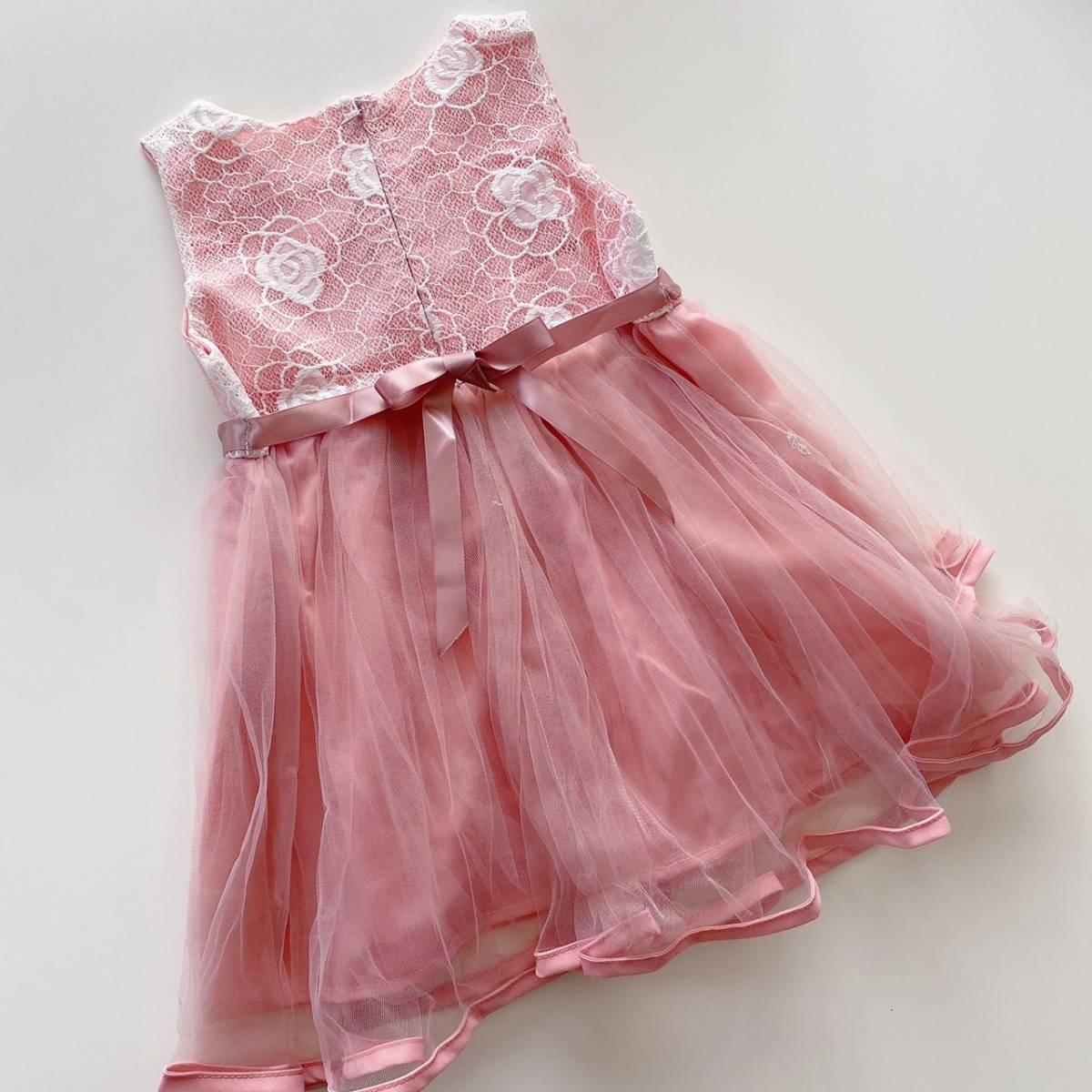 新品 100㎝ キッズドレス ピンク 女の子 フォーマル_画像4