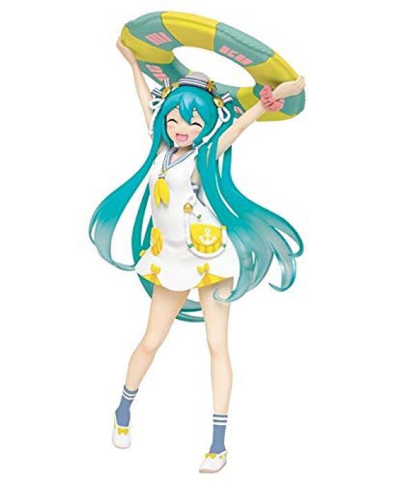 数量5 タイクレ限定【にっこり】初音ミク フィギュア オリジナル夏服ver.Renewal タイトーオンライン限定 さいとうなおき 新品・未開封_画像1