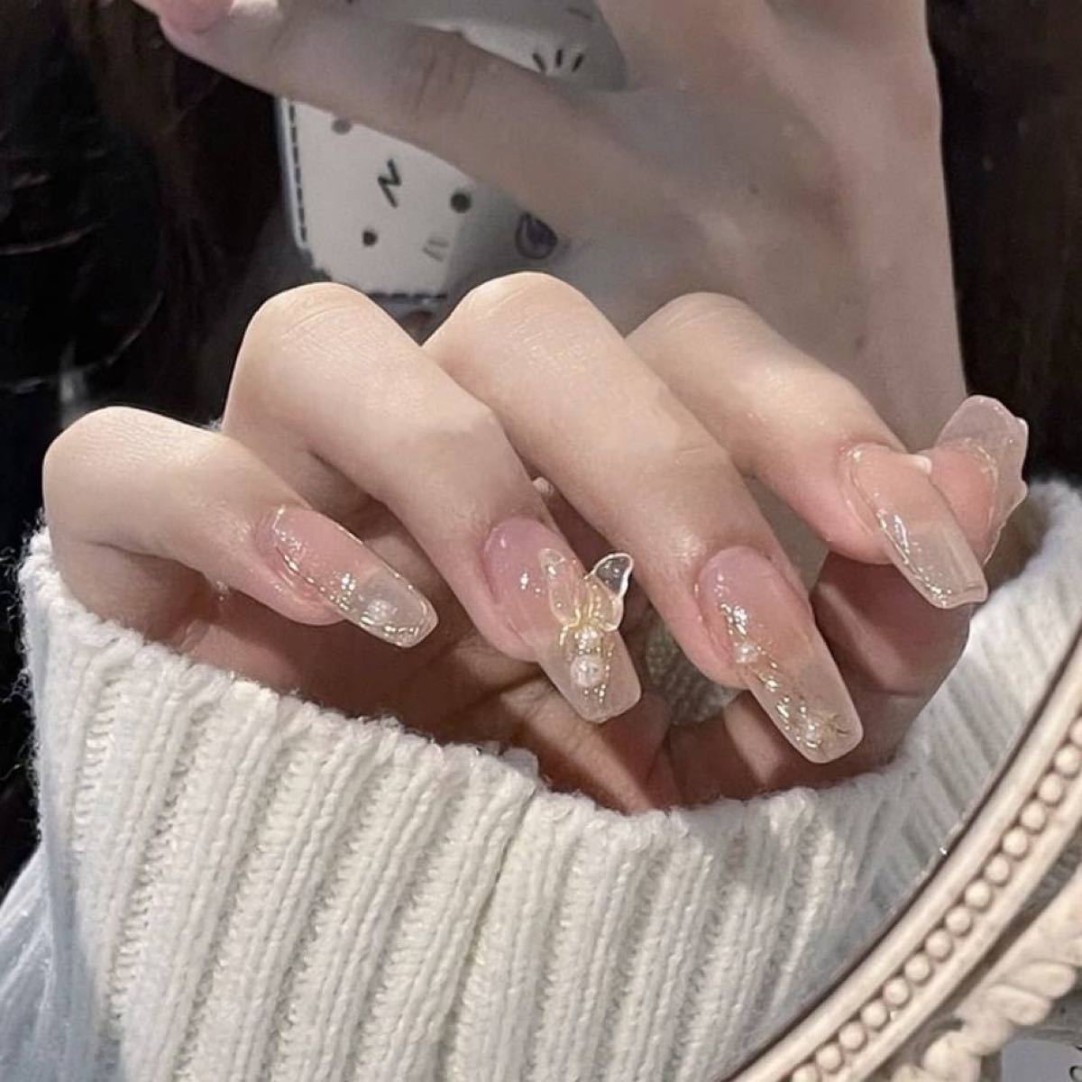 Paypayフリマ ネイルチップ ネイル 付け爪 つけ爪 スカルプ 韓国 量産型 地雷 現品 Paypayフリマ ネイルチップ ネイル 付け爪 つけ爪 スカルプ 韓国 量産型 地雷 現品