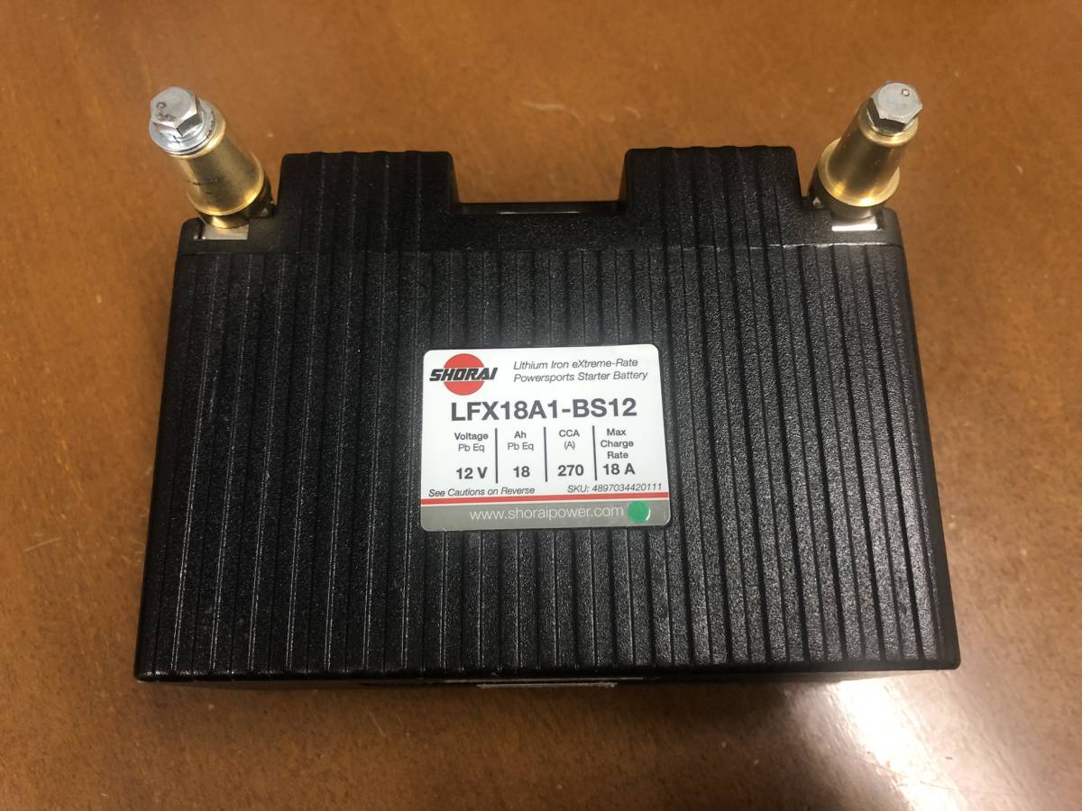 SHORAI バッテリー LFX18A1-BS12 B端子付き