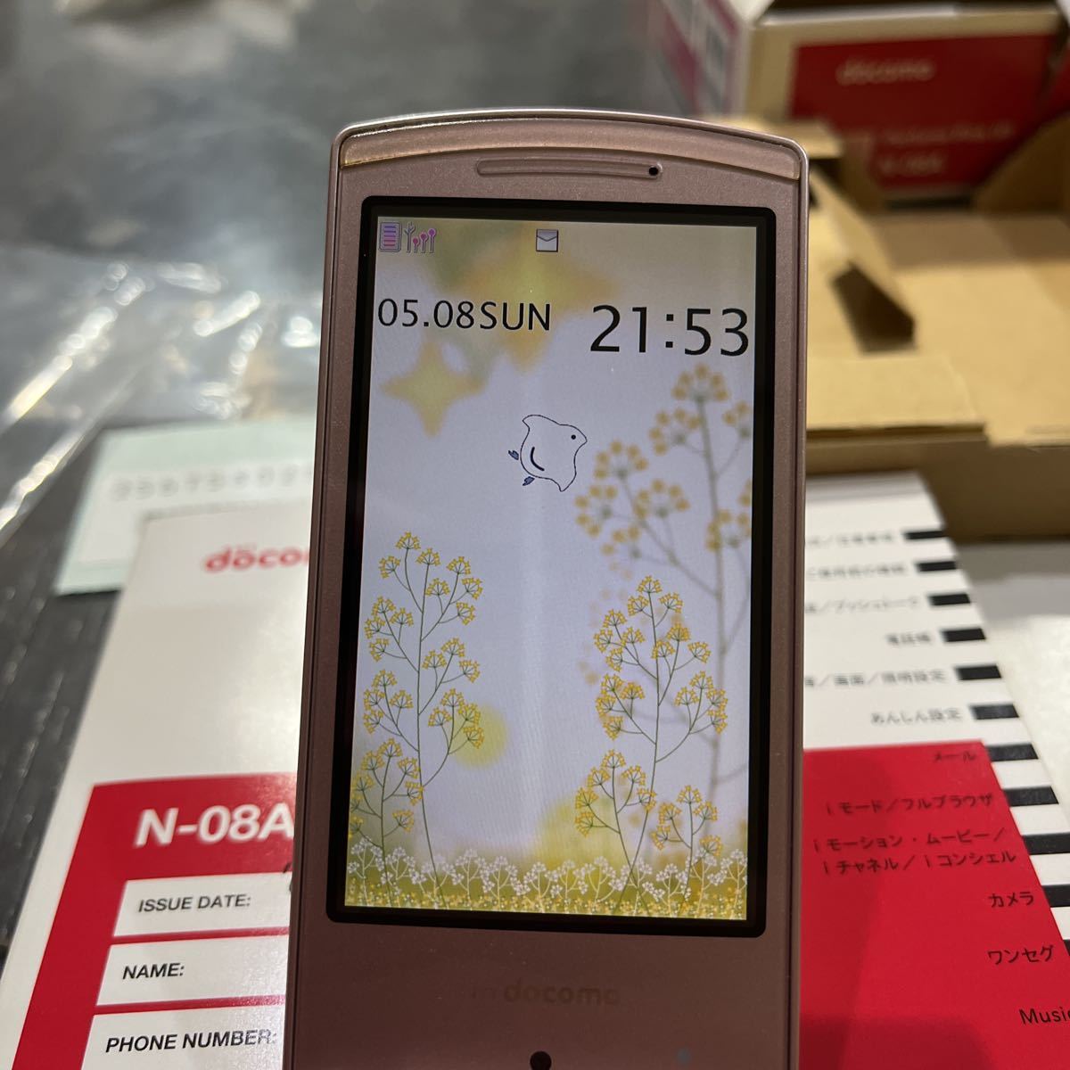 DoCoMo ドコモ N-08A(Perfume Pink)ガラケー3G の商品詳細 | ヤフオク