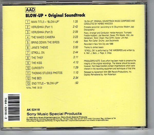 Blow-Up 〜The Original Sound Track Album