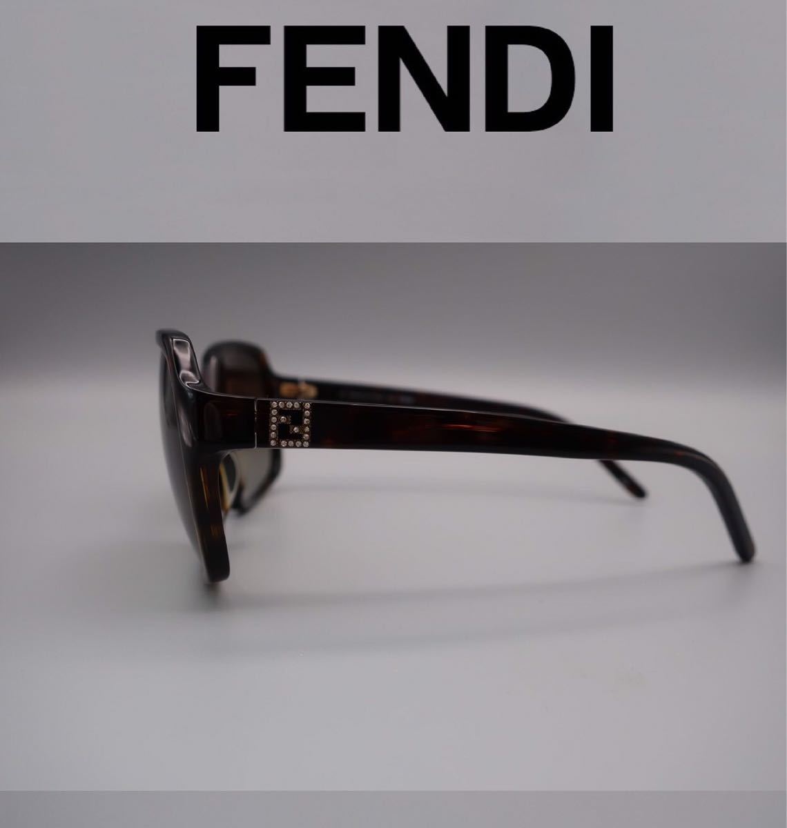 FENDI フェンディ サングラス ロゴラインストーン FENDI フェンディ サングラス ロゴラインストーン