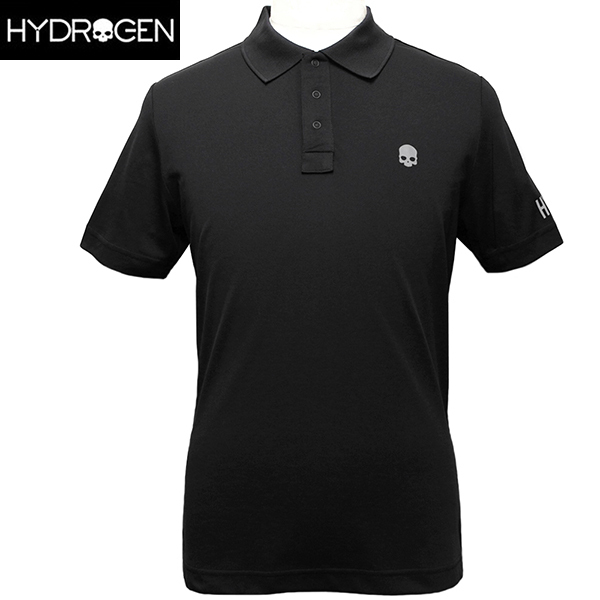 ハイドロゲン ゴルフ ポロシャツ メンズ 半袖 鹿の子 サイズL HYDROGEN GC0004 007 新品