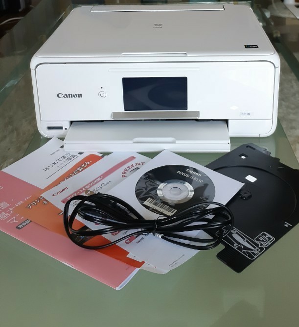 美品】Canon PIXUS TS8130 インクジェットプリンター 複合機 ホワイト