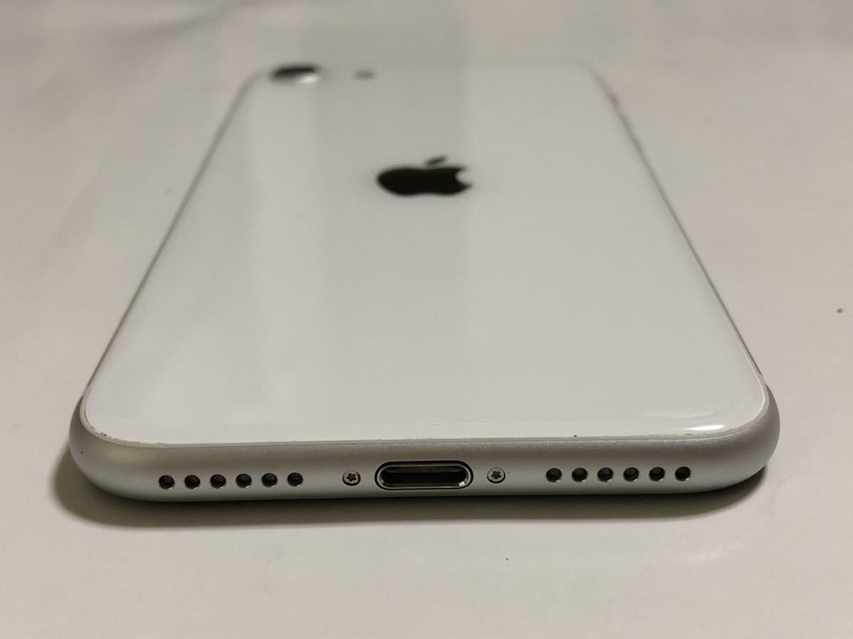 SIMフリー iPhoneSE 第2世代 128GB ホワイト SIMロック解除 84% 判定