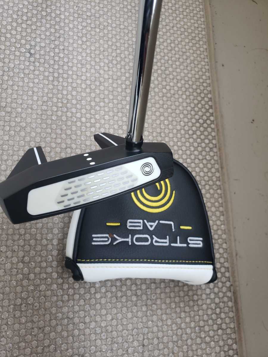 送料込み 中古 ODYSSEY STROKE LAB BLACK BIG SEVEN ARMLOCK 42インチ オデッセイ アームロック パター ブラック ビッグセブン