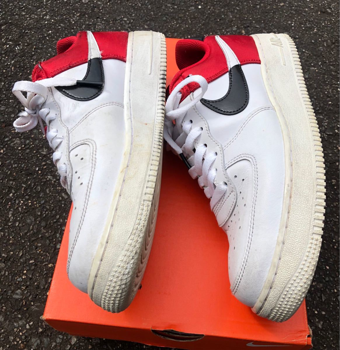 NIKE エア フォース ワン Air Force 1 '07 LV8 NBA ユニバーシティレッド/ブラック/ホワイト