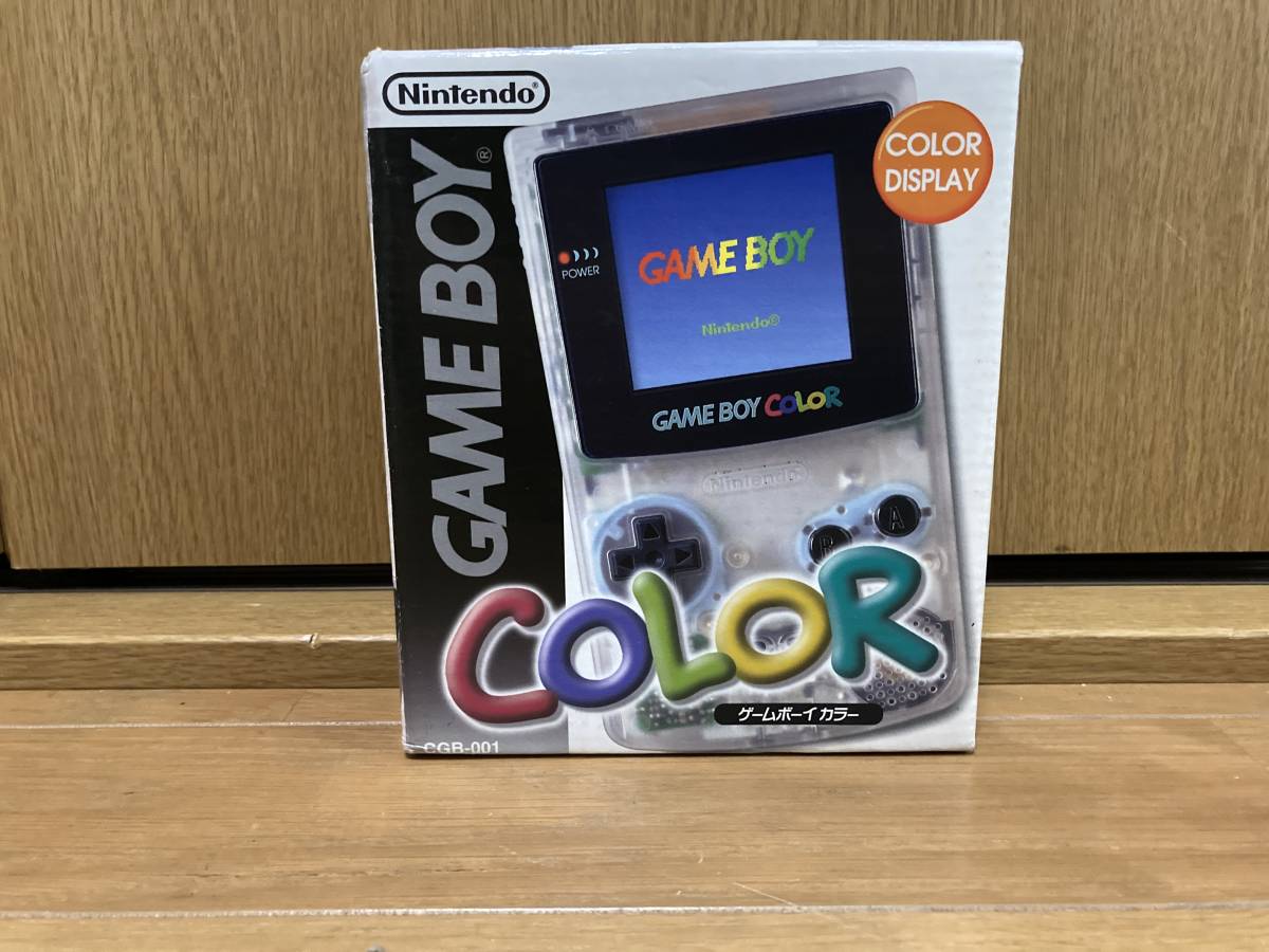 GBC ゲームボーイカラー 本体 CGB-001 クリア 美品_画像1