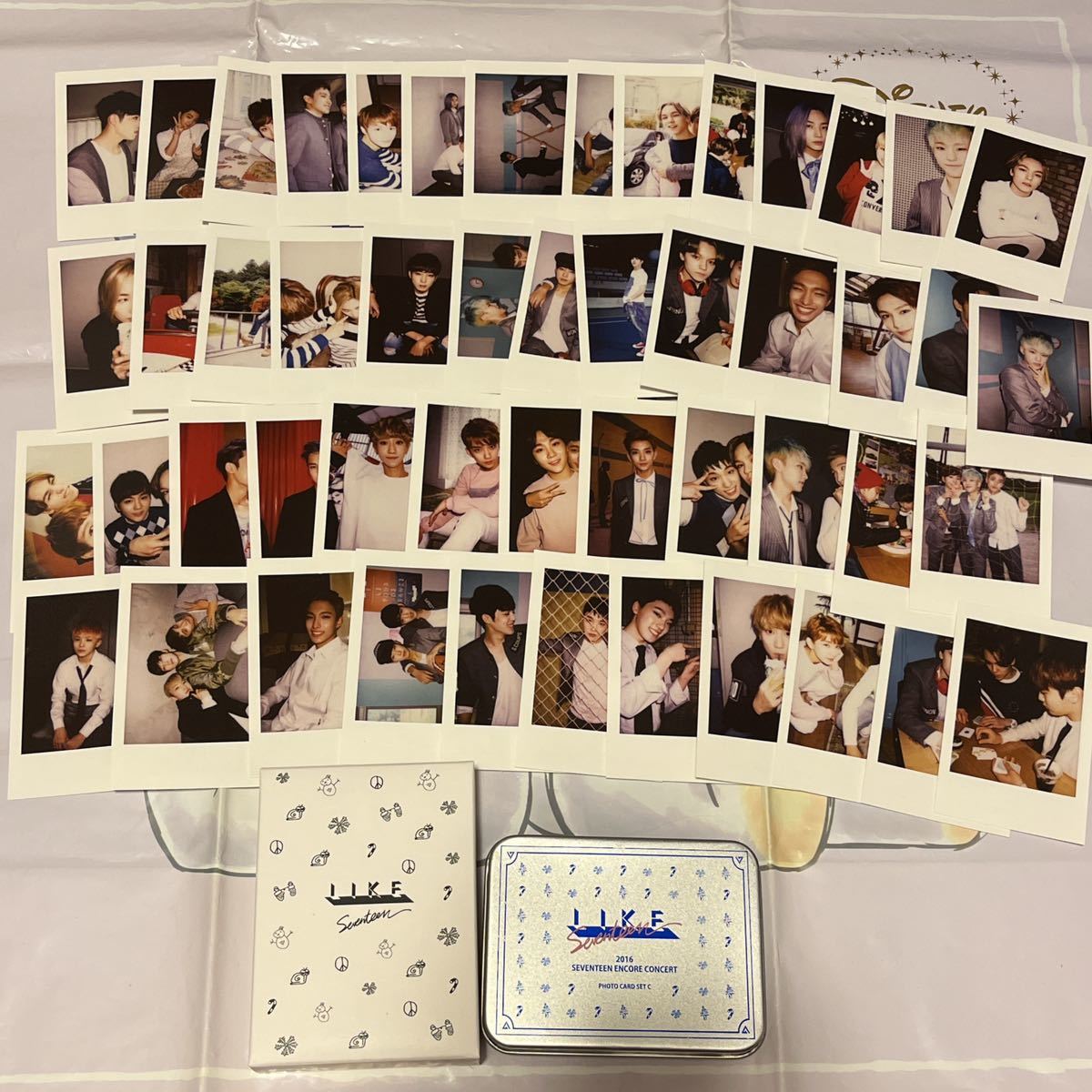 C フォトカード セット 2016 LIKE seventeen BoysWish 公式グッズ svt