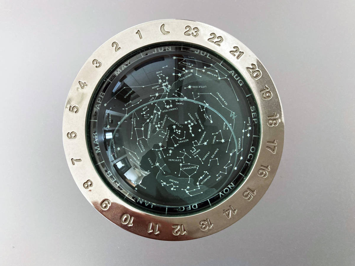 ペーパーウェイト 星座 星座早見図 ガラス PAPER WEIGHT CUSHKA クシュカ デスクアクセサリー 銀河 3