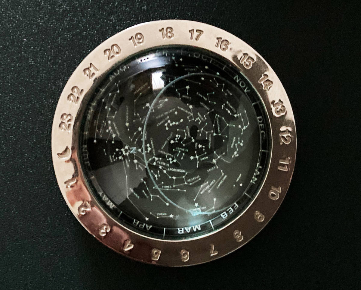 ペーパーウェイト 星座 星座早見図 ガラス PAPER WEIGHT CUSHKA クシュカ デスクアクセサリー 銀河 6