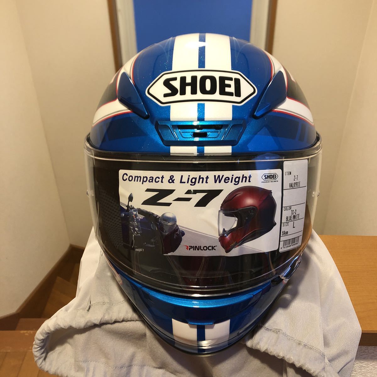 SHOEI ショウエイ ヴァルキリー フルフェイスヘルメット Z-7 サイズＬ