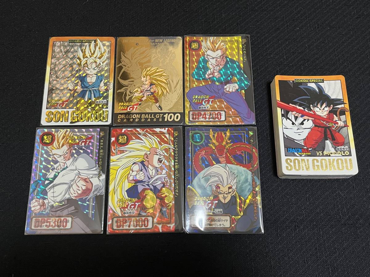 初版 完全コンプ 未剥がし7種 ドラゴンボール カードダス 210枚 フルコンプ GT バンダイ アマダ_画像4