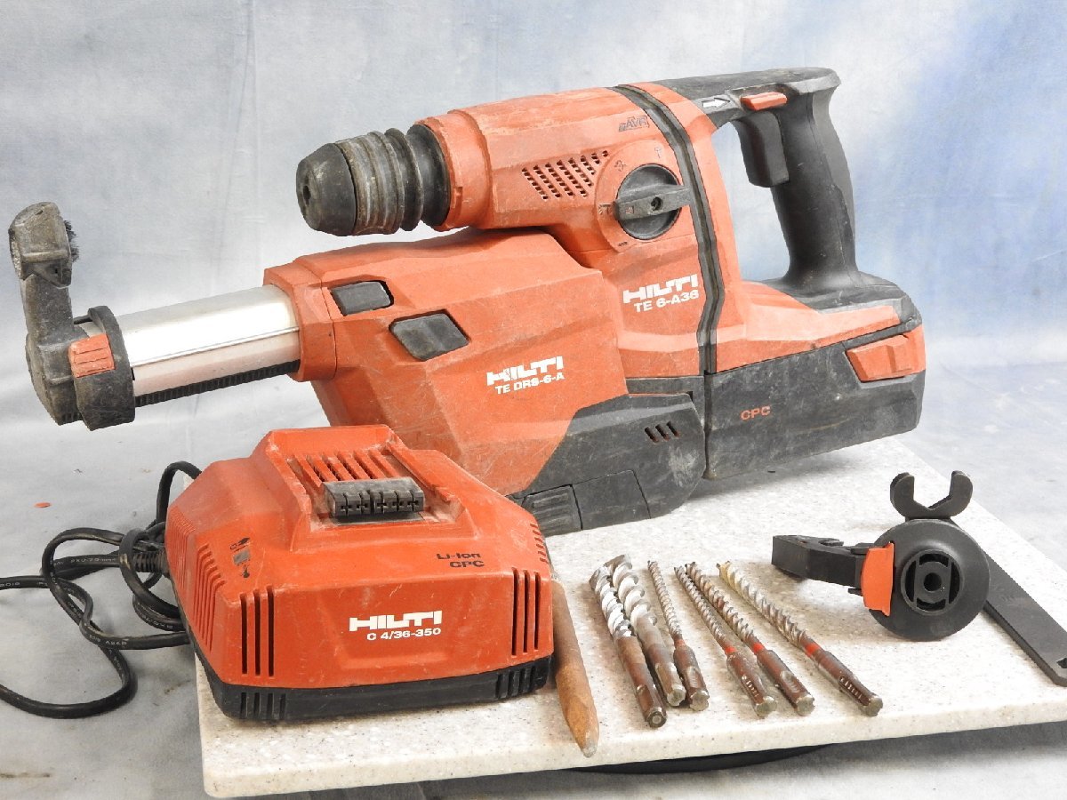 ☆ HILTI 充電式ハンマードリル TE6-A36 + 集塵機 TEDRS-6-Aセット
