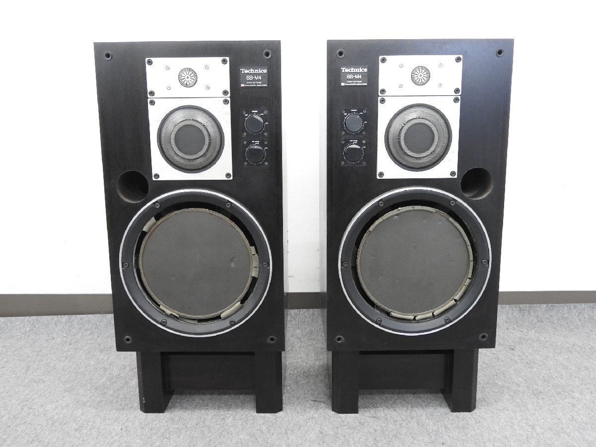 ☆ Technics テクニクス SB-M4 スピーカーペア スタンド付き ☆ Technics テクニクス SB-M4 スピーカーペア スタンド付き