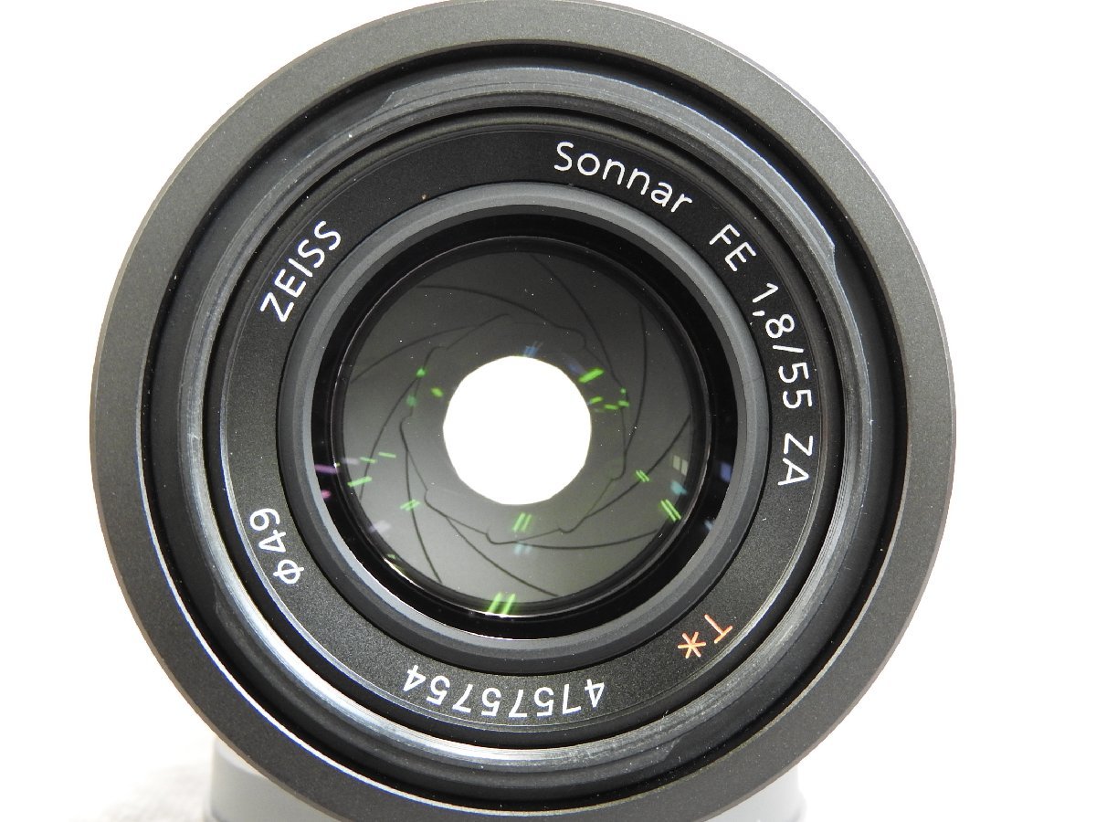 * SONY Sony SEL55F18Z / Sonnar FE 1.8/55 ZA lens box attaching * used *