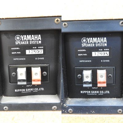 ☆ YAMAHA ヤマハ NS-690 スピーカーペア ☆ジャンク☆_画像10