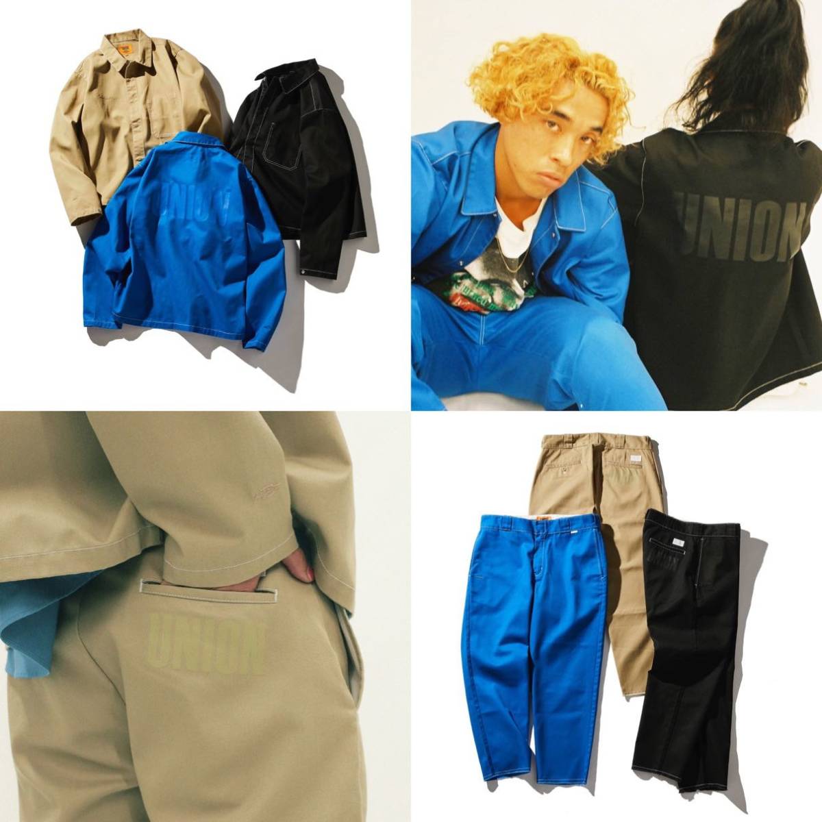 送料無料(沖縄配送) union tokyo × dickies セットアップ サイズ4