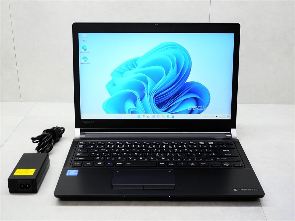 ☆良好品☆東芝☆dynabook R73/J☆Celeron 3855U 1.80GHz/4GB/SSD128GB/無線/Bluetooth/Office/Windows 11 Pro/難有り☆1円☆_画像1