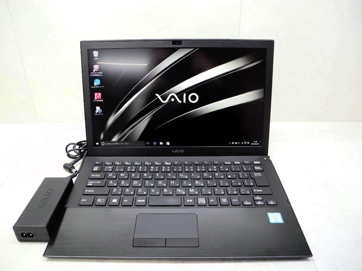 ☆第6世代☆高解像度1920x1080☆VAIO☆VJS131C11N☆Core i3 2.30GHz/4GB/SSD128GB/無線/Bluetooth/カメラ/Office/Win 10 DtoD領域☆1円☆_画像1