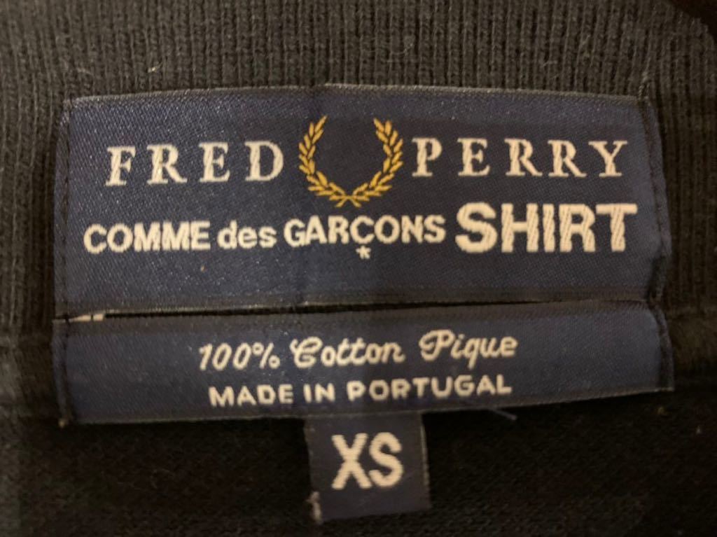 FRED PERRY × COMME des GARCONS SHIRT フレッドペリー コムデギャルソンシャツ サイズ XS美ユーズド　CDG ジュンヤ_画像2
