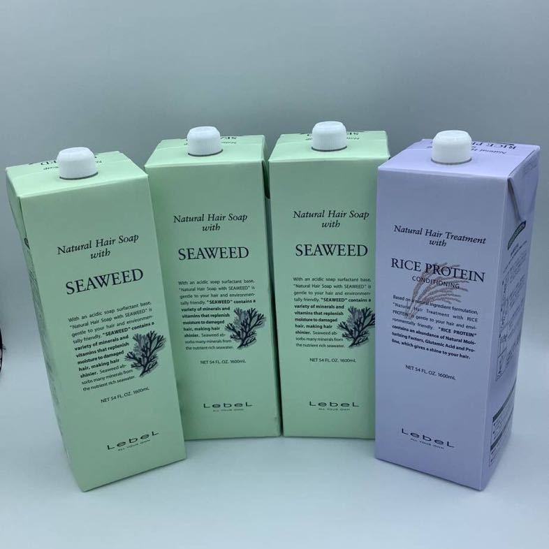 最安値に挑戦! ナチュラルヘアソープ3 トリートメント1 1600ml