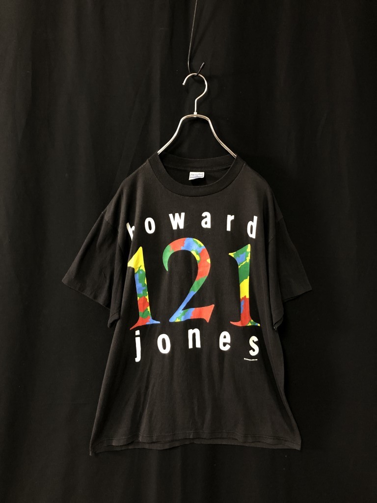 USA製　80ｓ◆ヴィンテージ　HOWARD JONES 121 TOUR Tシャツ ハワード・ジョーンズ XL　バンドT　1987コピーライト入り