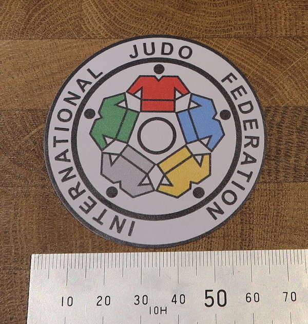 JUDO FEDERATION INTERNATIONAL judo JFI sticker unused goods 