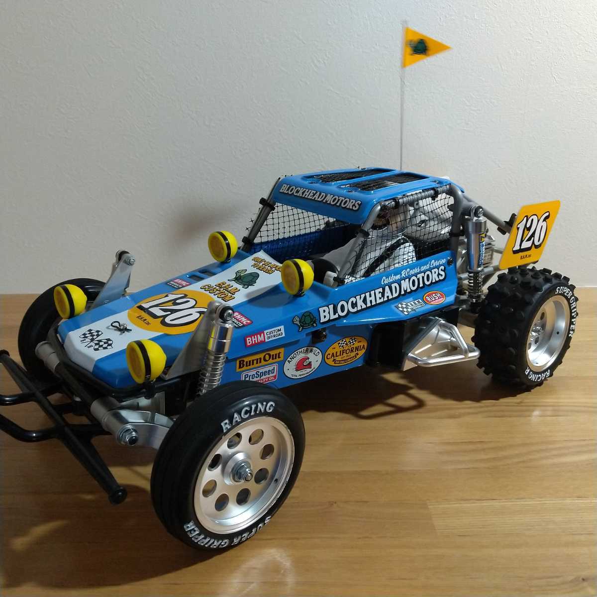 タミヤ RC ワイルドワンオフローダー BLOCKHEAD MOTORS 完成品 プロポ