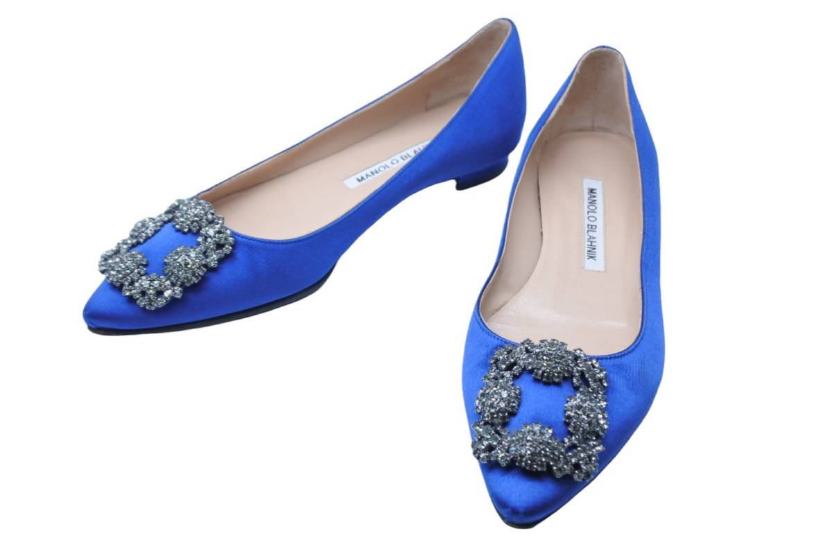 美品】MANOLO BLAHNIK マノロブラニク ハンギシ パンプス mail