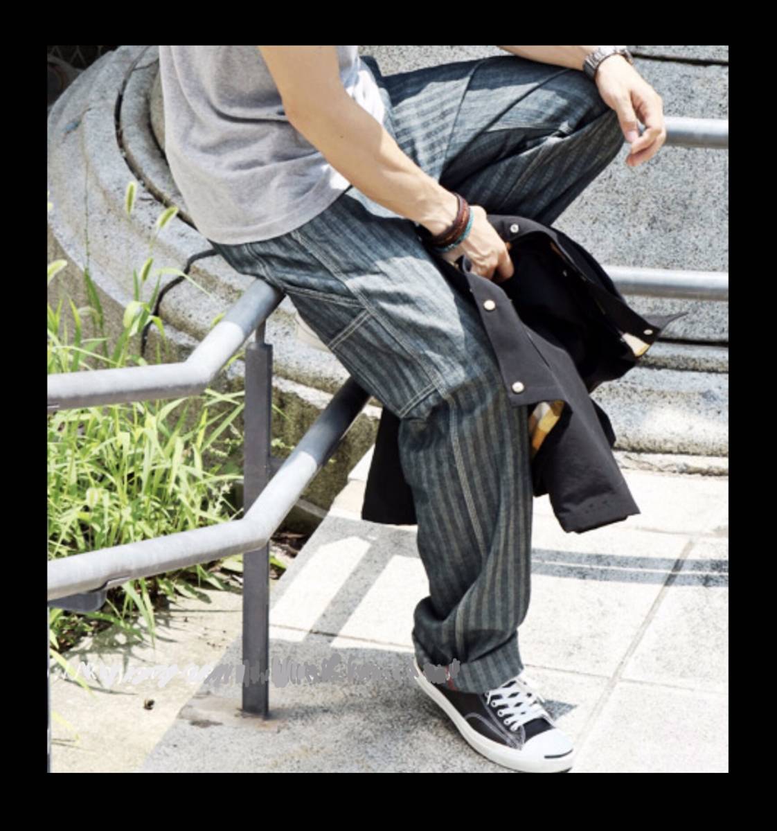 児島ジーンズ☆新品☆1200☆ペインターパンツ【34インチ】ヘリンボーン