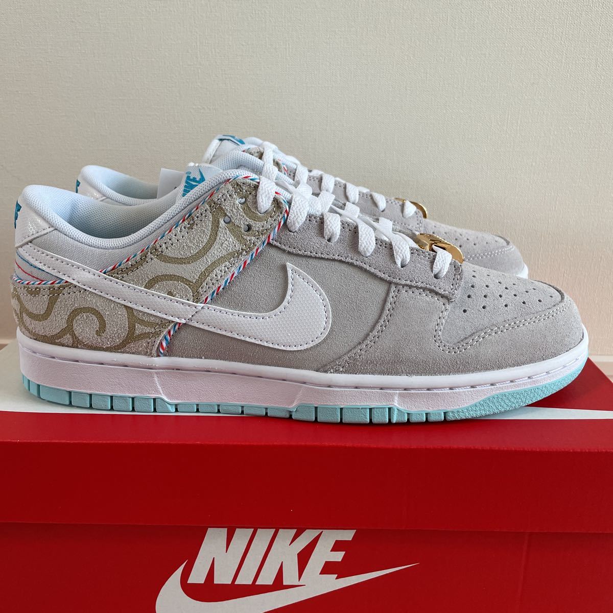 Nike Dunk Low Retro SE Barber Shop Grey 28 0㎝ ナイキ ダンクロー