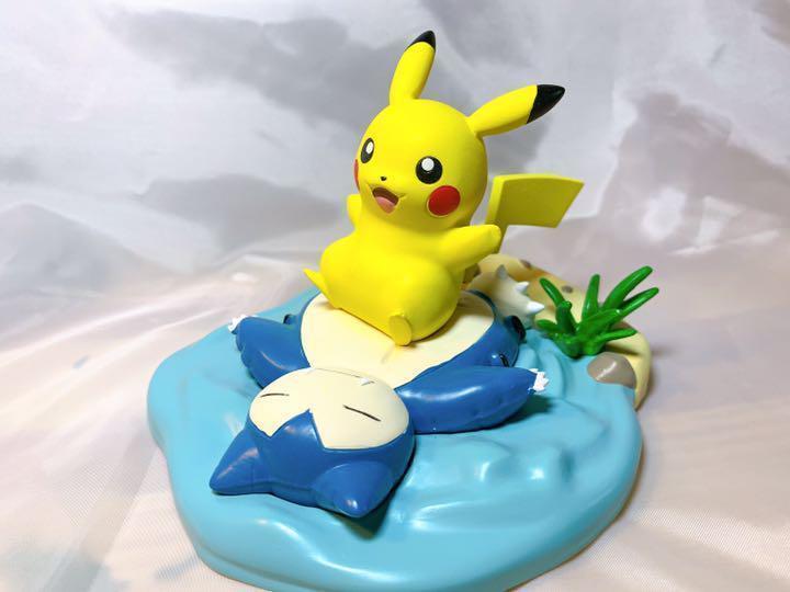 海外ポケモンセンター限定 ピカチュウ川下りフィギュア リラクシング