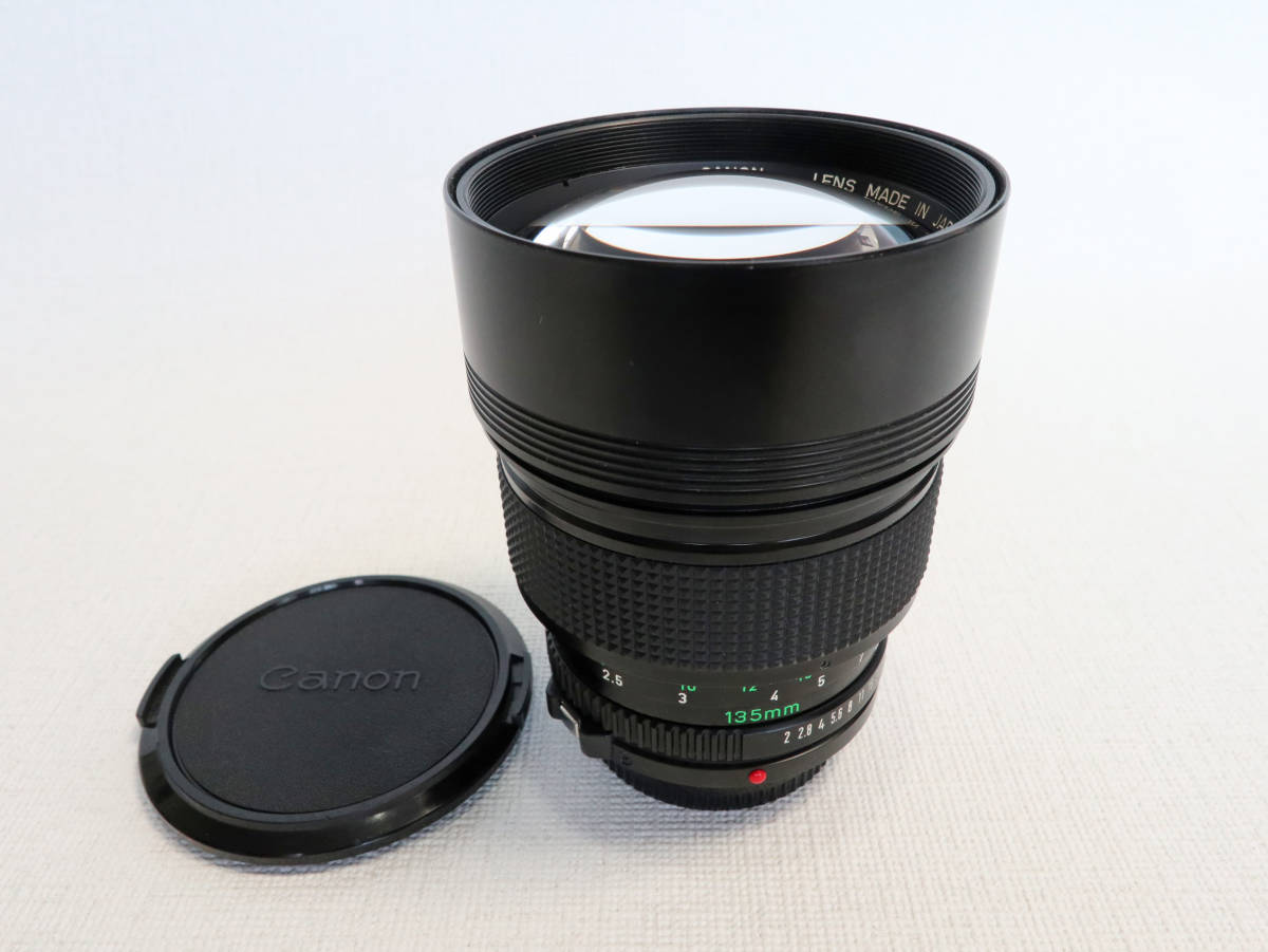 希少美品 銘玉 Canon New FD 135mm F2 大口径 望遠レンズ | monsterdog