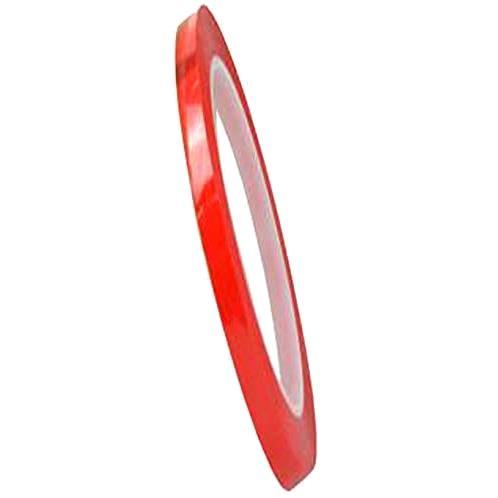 ラインテープ カッティングシート 車 バイク 用 耐水 テープ 防水 シール 赤 色 幅 3mm × 66m_画像3