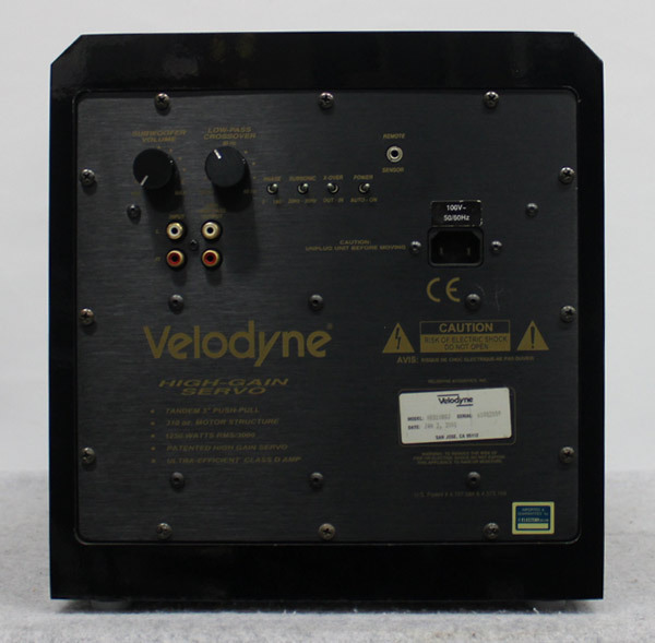 ＜中古品＞　Velodyne　ベロダイン　サブウーファー　HGS10BG　美品_画像5