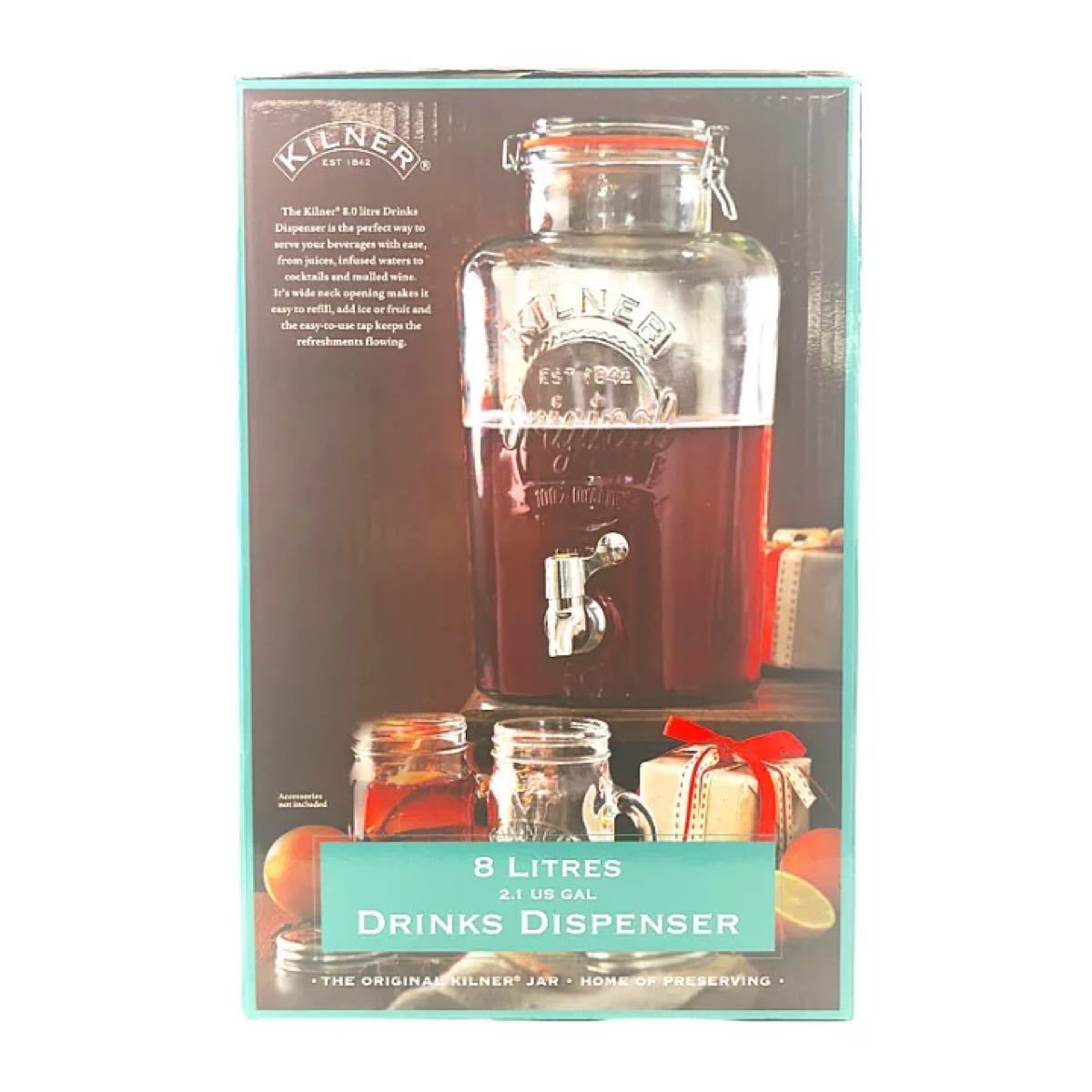 キルナー　ドリンクディスペンサー 8.0L KILNER Drinks Dispenser 8L