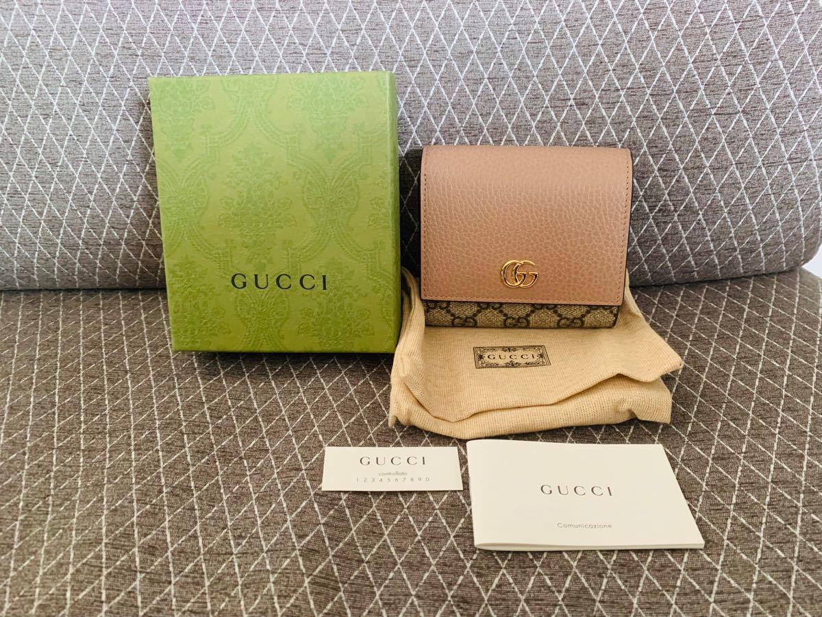 新品 GUCCI 〔GGマーモント〕 ウォレット｜PayPayフリマ