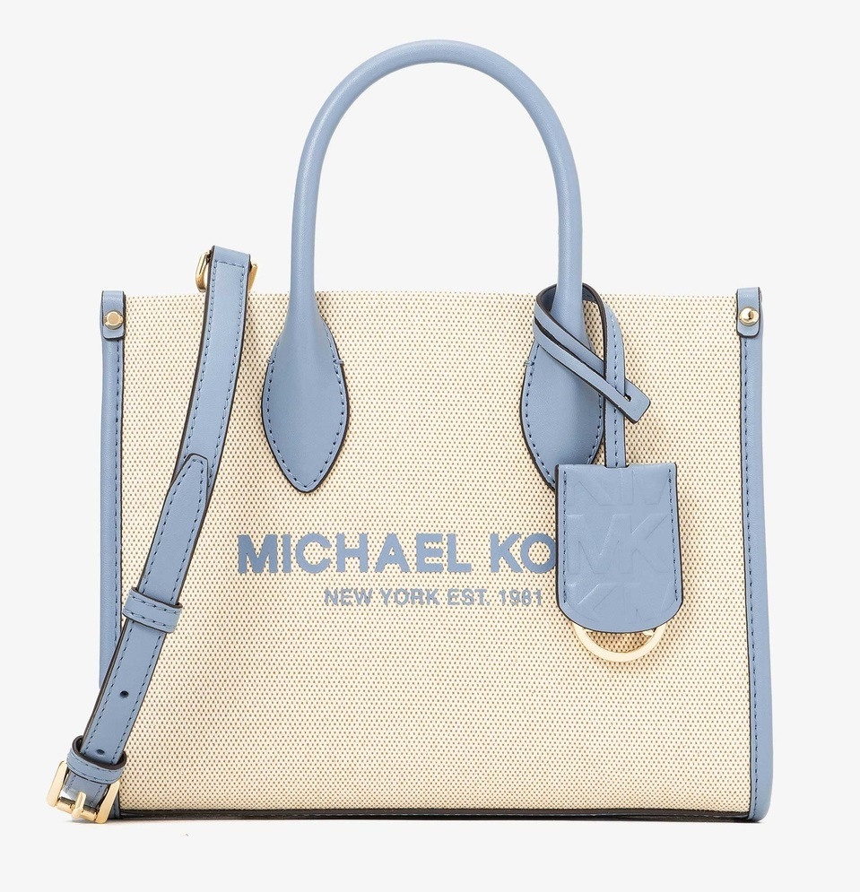 新品! マイケルコース ミニトートバッグ ライトブルー 水色 2way クロスボディーバッグ ショルダー ハンドバッグ MICHAEL KORS