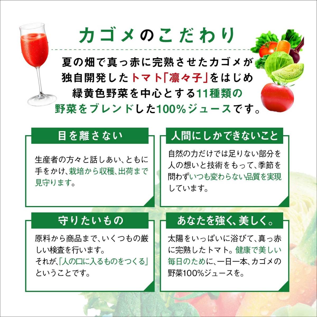 カゴメ 野菜ジュース食塩無添加 スマートPET 720ml×15本 機能性表示食品 ケース まとめ買い_画像4