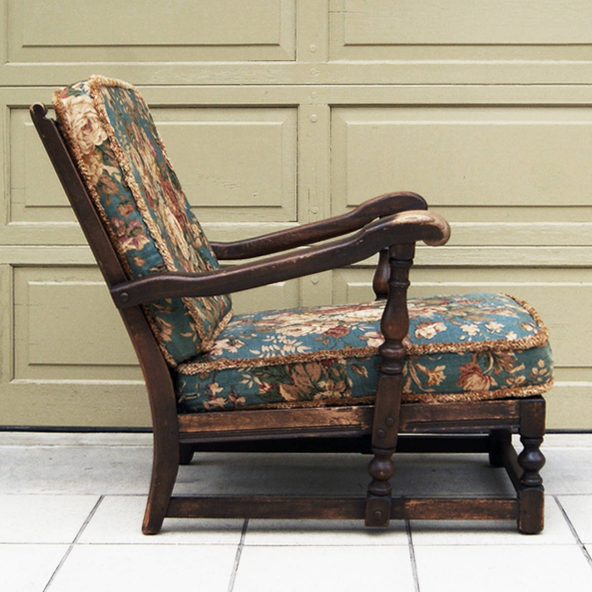 4054h20【英国アンティーク☆ERCOL アーコール オールドコロニアル シングルソファ アームチェア Yorkshire スイート】イギリス◎_画像9