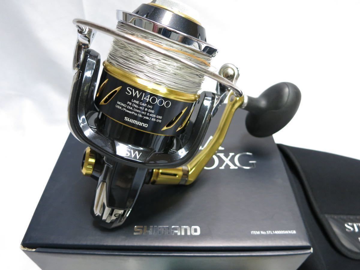 ○売切り 13ステラSW 14000XG シマノ バリバス SMP6号 PEライン付き 美