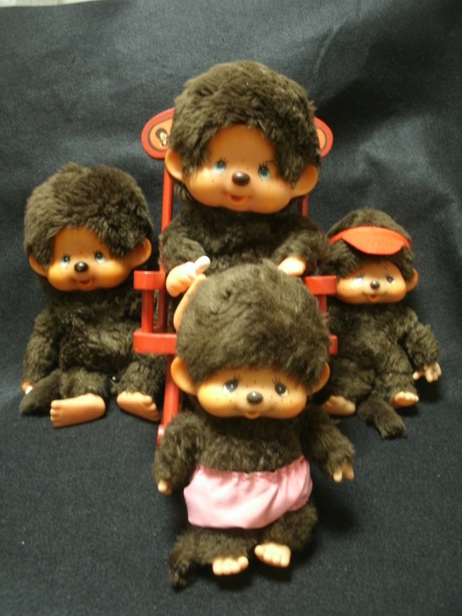 ●送料無料●中古● モンチッチ まとめて / mon chhichi / セキグチ / 昭和レトロ / 昭和当時製作品