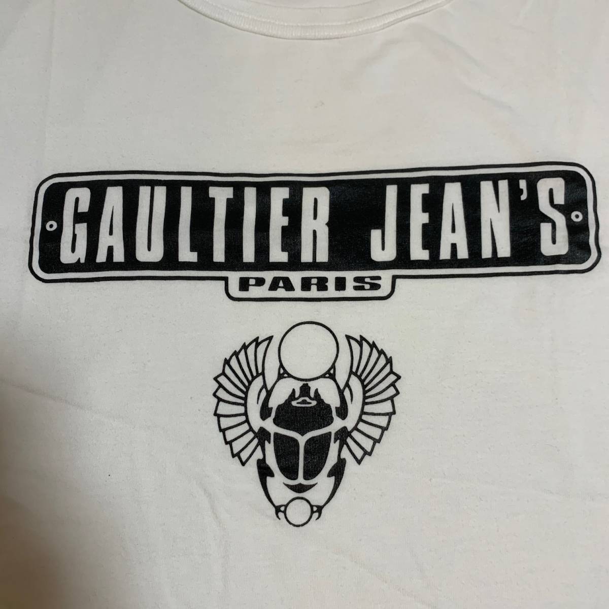 Jean Paul GAULTIER ジャンポール　ゴルチエ ゴルチェ　Tシャツ　カットソー　tops スカラベ_画像4