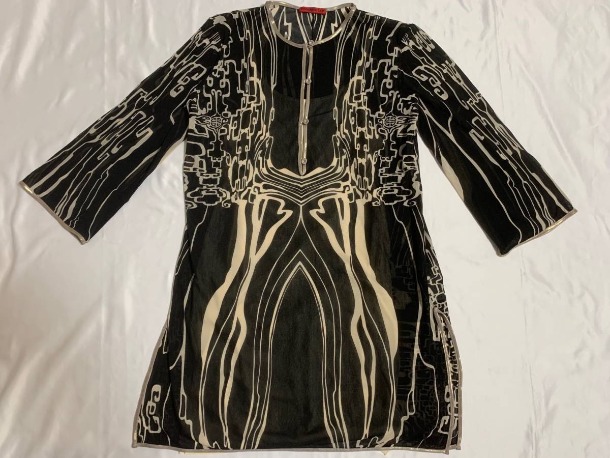 vivienne tam ヴィヴィアンタム　チュニック　ワンピース　黒　black ドレス　archive dress