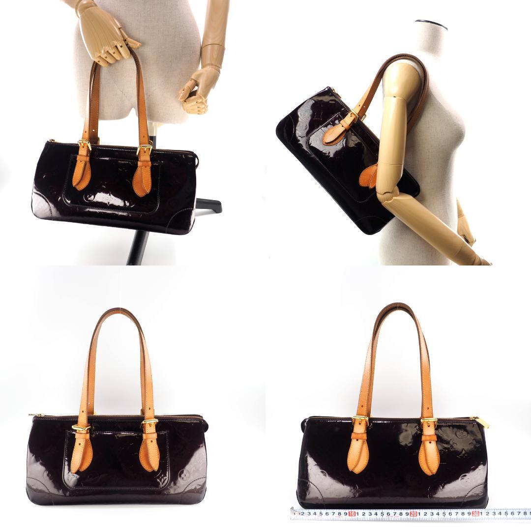 極美品】ルイヴィトン LV モノグラム ヴェルニ ローズウッド