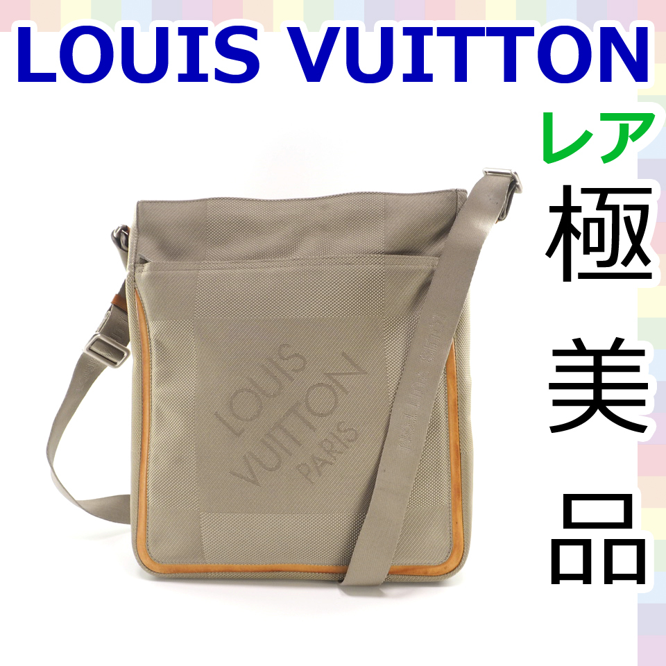 格安 LOUIS 美品ルイヴィトンダミエジェアンプチ メサジェ斜め掛け